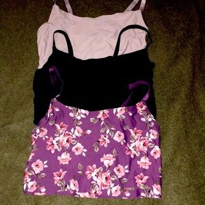 SET OF 3!  Vince Camuto Bralettes!  Never Worn!  Floral, Nude and Black